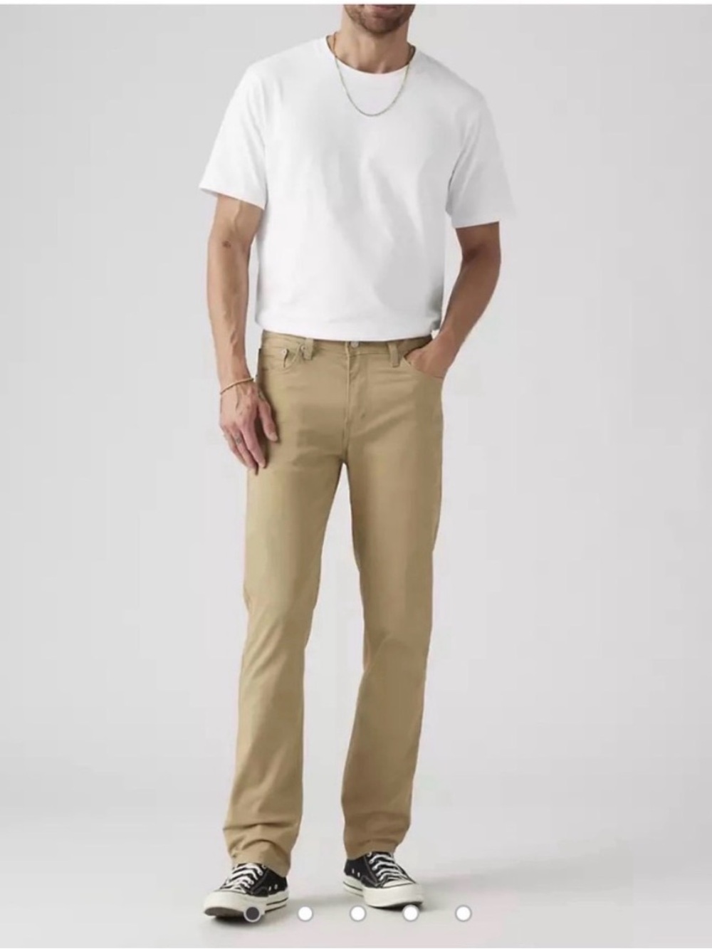 Levi’s 511 Slim Fit Khaki Pants 38x30 Stretch Performance All Seasons Tech NWT